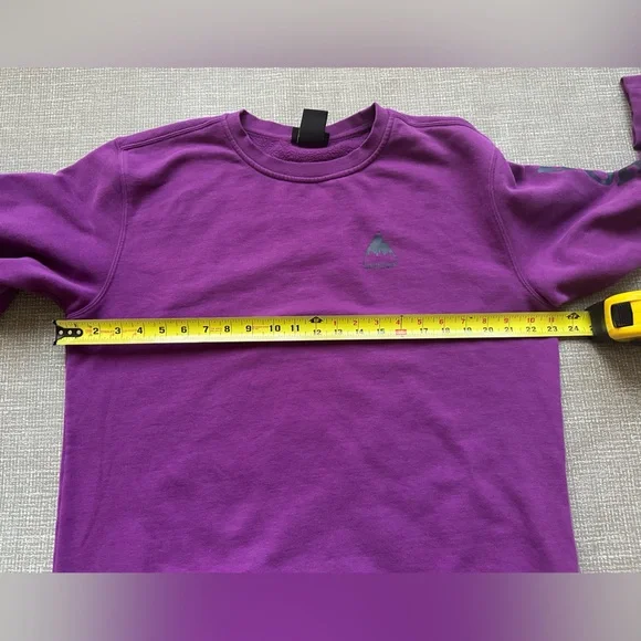 Burton Women’s Crewneck Sweatshirt Purple size Large - Picture 8 of 11